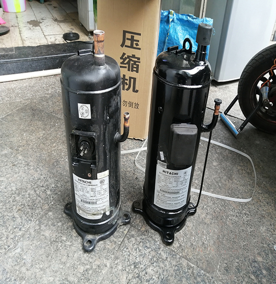 广阳中央空调压缩机的更换维修